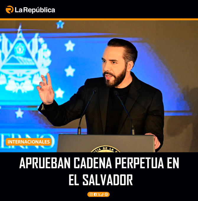 APRUEBAN CADENA PERPETUA EN  EL SALVADOR - Cover Image